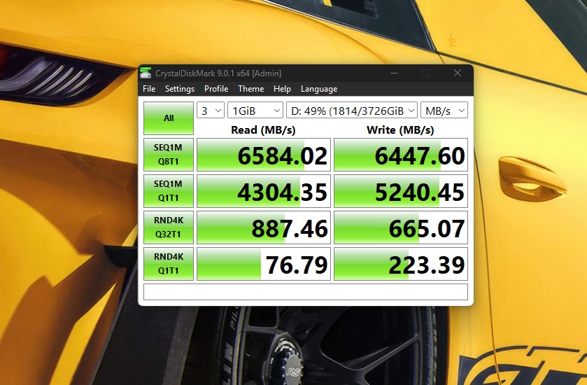 Samsung 990 Pro: 6,584 MB/s Read